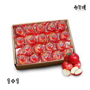 *농할할인*[산들네] 25년 햇 껍질째 먹는 경북 세척사과 3kg x 2박스 / 총32~34과내