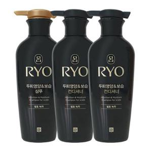 [려]려 클래식 두피영양 샴푸 400ml + 컨디셔너 400ml x2