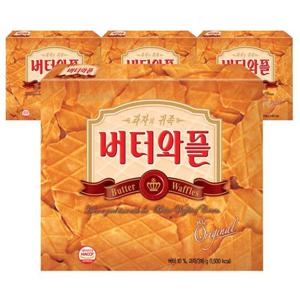 크라운 버터와플 316g x 4개