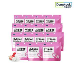 [동국제약] 자일리팝 자일리톨 캔디 딸기 30g x 15개
