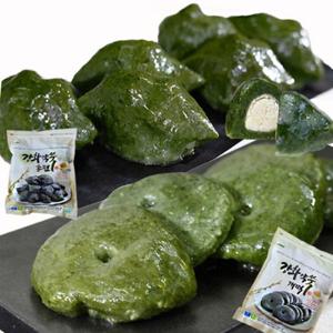 강화 약쑥 개떡 1kg + 송편 1kg (총 2kg)