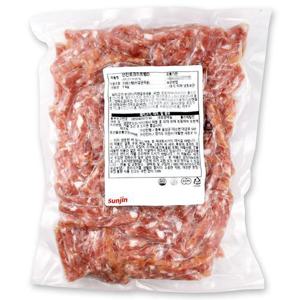 국내산 돼지고기 91% 선진 포크미트햄D 1kg 줄리엔컷 부재찌개햄
