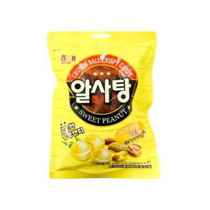 [JHMM3O46_52EF]알사탕 땅콩사탕 고소한땅콩맛사탕 1개