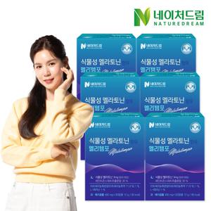 네이처드림 식물성 멜라토닌 함유 멜라템포 400mg 30정 6박스 / 멜라토닌 3mg함유
