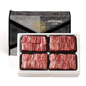 [늘조은하누] 한우 1등급 찜갈비 선물세트 2.4kg(찜갈비600g x 4팩)