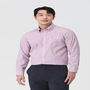 [피에이티]PAT  남성  봄 가을  린넨혼방잔체크셔츠 1L11504