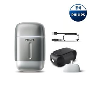 PHILIPS 필립스 컴팩트 프로 휴대용 전기면도기 실버 S793/06