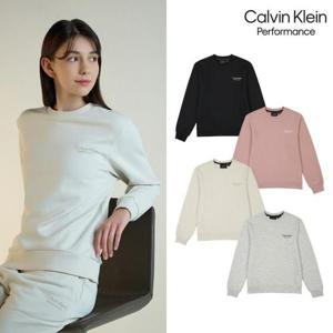 홈앤플친용 [캘빈클라인] 2style 로고 맨투맨 여성 택1