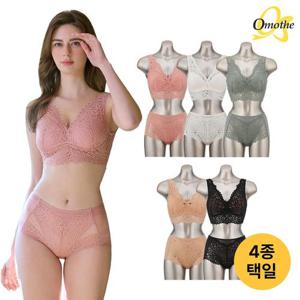 [오모떼]오모떼 라이크라 텐션업  브라팬티 4종세트/택일