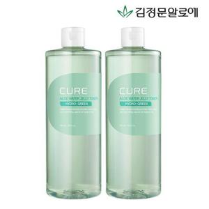 [김정문알로에] [김정문알로에] [김정문알로에][1+1] 큐어 젤리 토너 500ml (총2개)