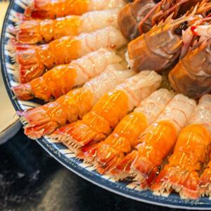 생새우 회 모음 국내산 신안 딱새우회 125g(16-21미) 손질 새우