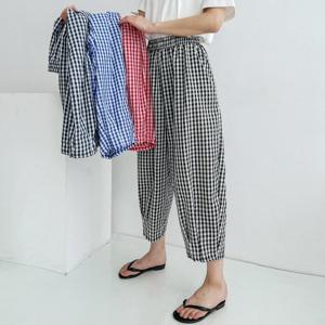 ★무료배송★간절기용 포근하고 편안한 허리밴딩 데일리 파자마 팬츠