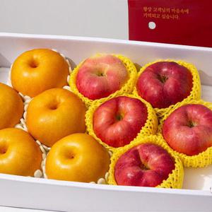 [미식한가] 봉황배 혼합 선물세트 (안심배송) 4kg (사과5+배5)