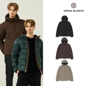 [세르즈블랑코](기존가 79000원)세르즈블랑코 리버시블패딩점퍼 남성