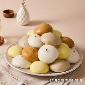 [명절선물/야망떡집] 울산 잔기지떡  64개 세트 선택하기(총 2박스 / 개당 30g 총 1.92Kg)