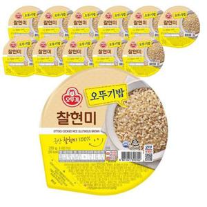 오뚜기밥 찰현미 210g X 12개