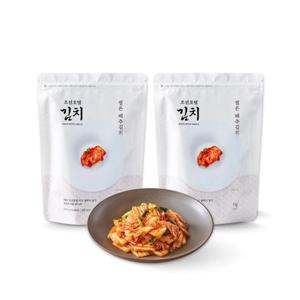 [신세계푸드](온라인) 조선호텔 썰은 배추김치 2kg(1kg2팩)