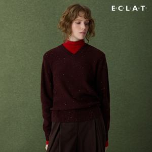 [에끌라뜨]26FW 울블렌드 글로우 반전 니트 3종