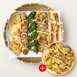 [모듬전+육전 하나더] 5종 실속 모듬전 700g+소고기육전 200g / 명절상차림