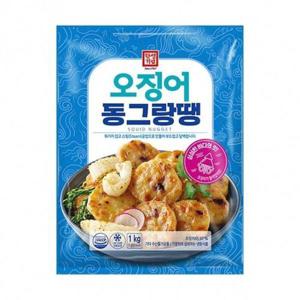 [베스트식품]한성 오징어 동그랑땡 1kg 2개