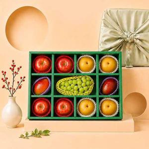 [보자기동봉] 시그니처 6kg(샤인1개+사과4개+배4개+애플망고2개) 과일 선물세트