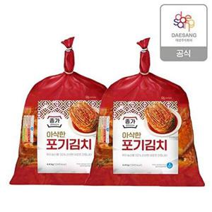 [종가집]아삭한포기김치 4.4kg2봉 / 총 8.8kg