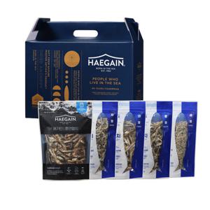 (해가인) 깨끗한 저염멸치 5종세트 세자중대훈 600g(세멸 120g+자멸120g+중멸120g+대멸120g+훈연120g)