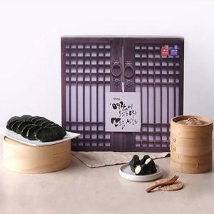 영광 모시송편 선물세트4호 찐송편 100개 (동부가루40개+통동부20개+흑임자40개)