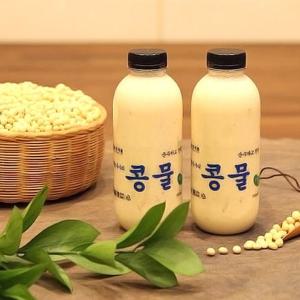 맷돌로 갈아만든 콩국수 우뭇가사리 콩물 500ml 4병