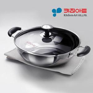 키친아트 아티스트 전골냄비 샤브샤브 밀푀유나베 전골 팬 냄비 찌개냄비 26cm