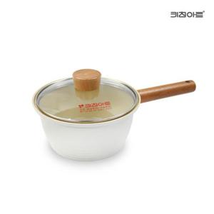 키친아트 베이직 인덕션용냄비 세라믹코팅 편수냄비 18cm