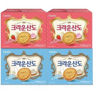 갤러리아_크라운 크라운산도 323g 크림2개+딸기2개