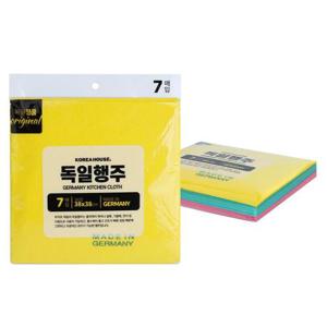 독일 삼색 행주 7P /주방.빨아쓰는.키친타올.부직포