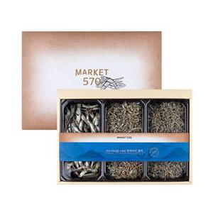 [멸치수협] 통영 특품 멸치 3종 선물세트 950g (중멸/자멸/세멸)