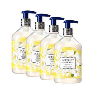 [부케가르니]부케가르니 딥 퍼퓸 샴푸 일랑일랑향 500ml x4개