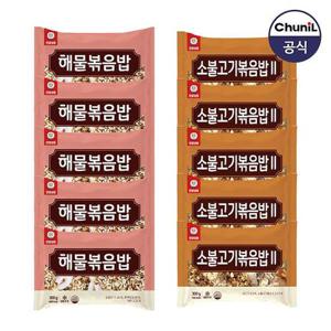 [천일식품]해물볶음밥300g 5봉 + 소불고기볶음밥 300g 5봉