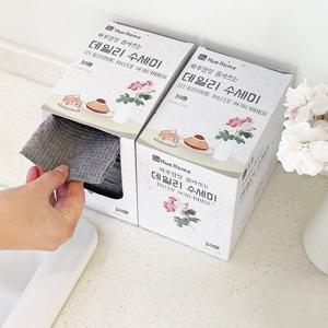 휴홈 뽑아쓰는 주방 일회용 수세미 30개입, 4개