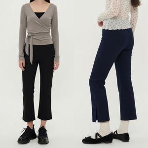 부츠컷 일자 여성정장바지 오피스룩 와이드 슬랙스 WFO1KFW