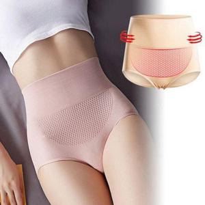 심리스 여성 거들 팬티 뱃살 하이 웨스트 보정 속옷 복부 WFO2F1D