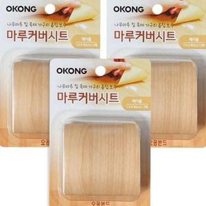 간편 마루 보수 시트 부분 장판 보수시트 접착 셀프 3개 WFNXUII