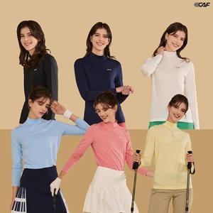 르까프 여성 하프넥 기능성 긴팔티셔츠 6종세트
