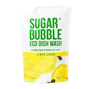 슈가버블 주방세제 레몬크러쉬 1.2L