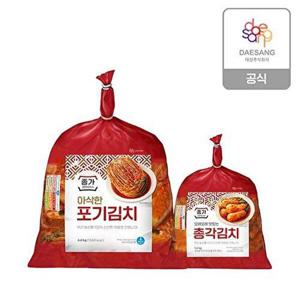 [종가집]아삭한포기김치 4.4kg+총각1.4kg