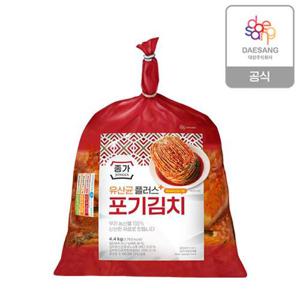 [종가]유산균플러스 포기김치 4.4kg (kt알파 단독 상품)