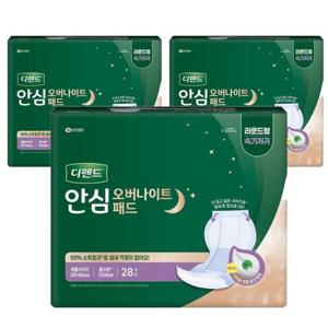 디펜드 안심 오버나이트 라운드형 속기저귀 28Px3팩