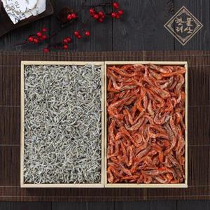 갤러리아_[멸치원]통영특산품 건어물 종합세트 2종 4호 - 세멸350g+홍새우
