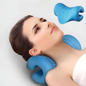 일자목 베개 경추 스트레칭 넥스트레쳐 디스크 척추 핸드목마사지기 C자 커브형 S344