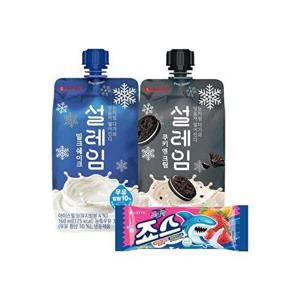 [롯데푸드]설레임 2종 바 아이스크림 31개 골라담기 밀크 쿠앤크 죠스바