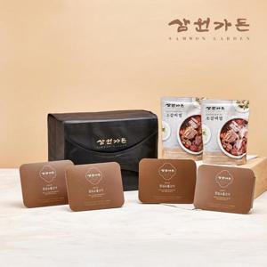 (대량주문시 추가할인가능)[삼원가든] 등심소불고기400g 소갈비찜 선물세트(등심소불고기400gx4팩+소갈비