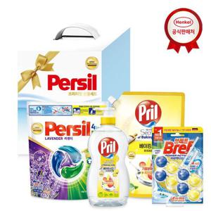 [헨켈]헨켈 선물세트 퍼실 디스크 38개입+프릴700ml+1000ml+브레프2p